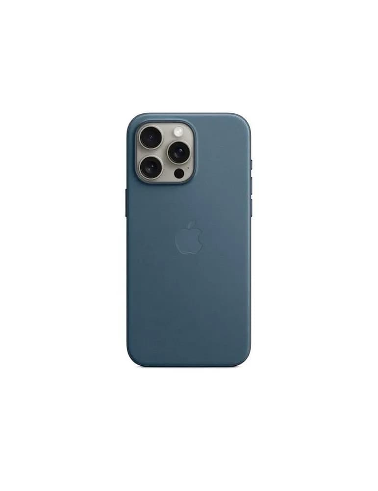 Husa FineWoven Case with MagSafe pentru iPhone 15 Pro Max, Pacific Blue "MT4Y3"