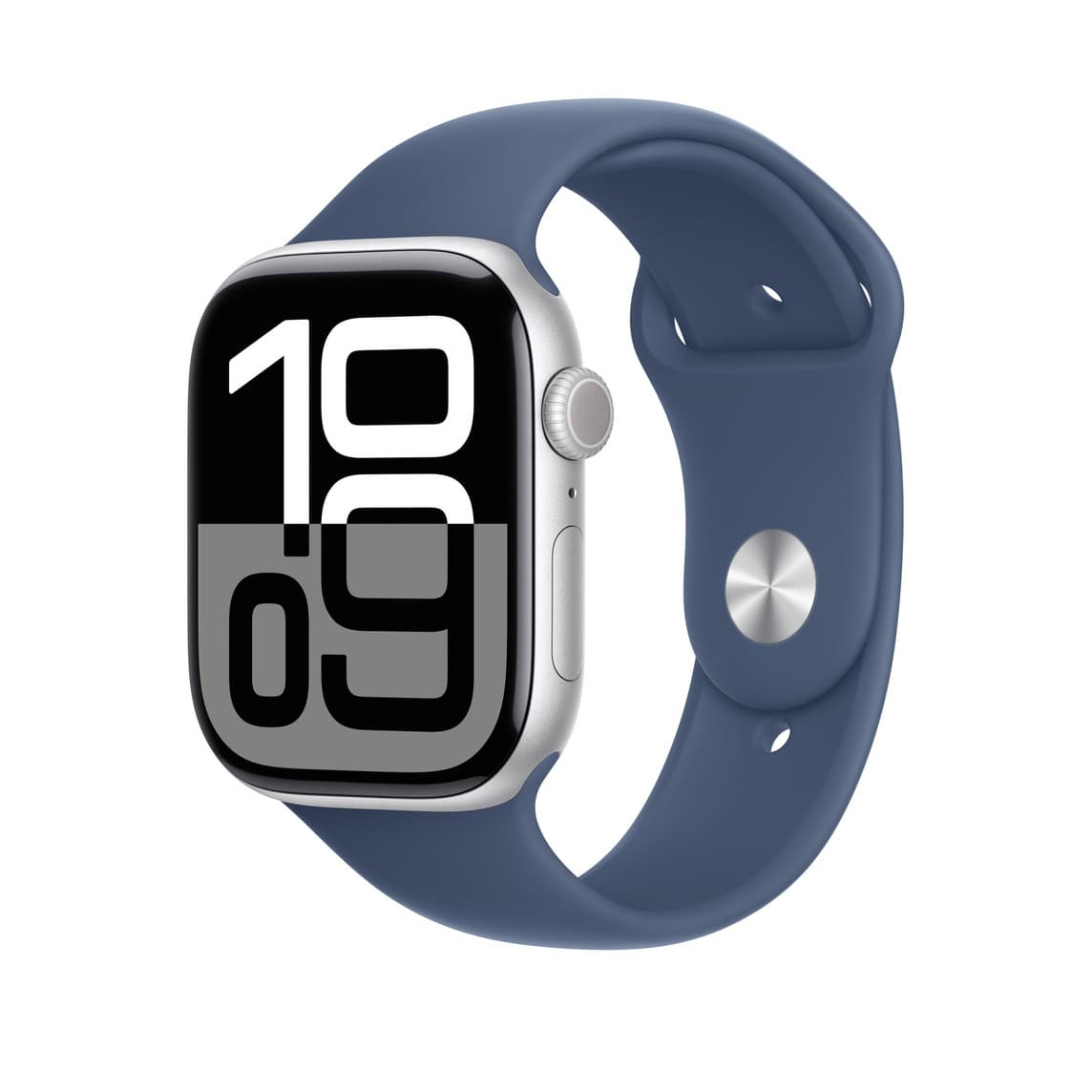 Curea Smartwatch Apple MXLV3ZM/A pentru Watch 46mm, Sport Band, S/M (Albastru) "MXLV3ZM/A" — miniatură