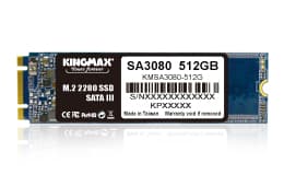 SSD KINGMAX, SA3080, 256 GB, M.2 2280, S-ATA 3, 3D TLC Nand, R/W: 540/450 MB/s, "KMSA3080-256G"