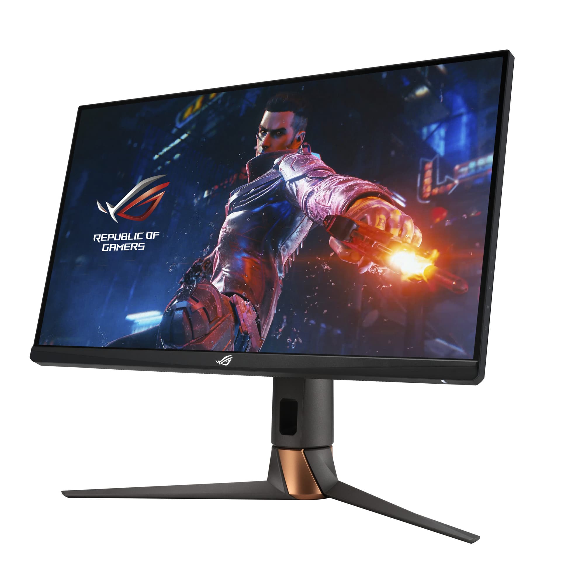 Monitor Gaming Fast IPS LED ASUS ROG Swift 27" PG27UQR, UHD (3840 x 2160), HDMI, DisplayPort, Pivot, 160 Hz, 1 ms (Negru) "PG27UQR" — miniatură