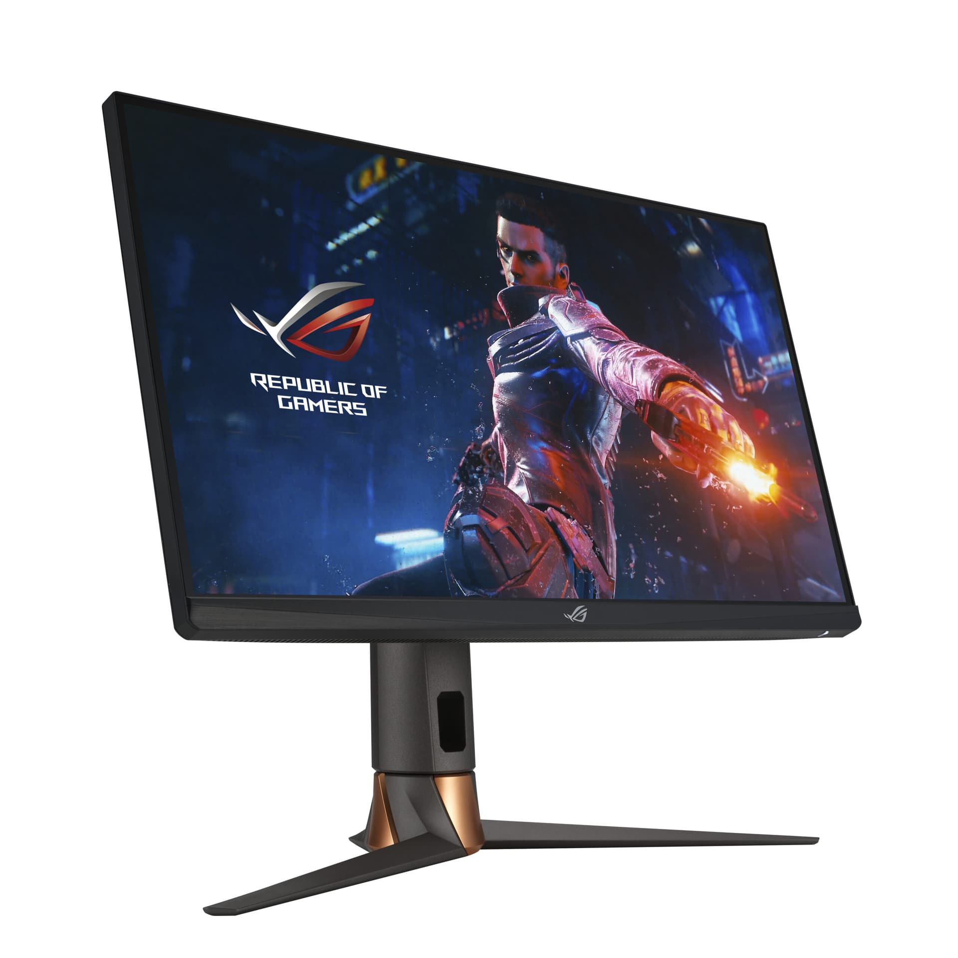 Monitor Gaming Fast IPS LED ASUS ROG Swift 27" PG27UQR, UHD (3840 x 2160), HDMI, DisplayPort, Pivot, 160 Hz, 1 ms (Negru) "PG27UQR" — miniatură