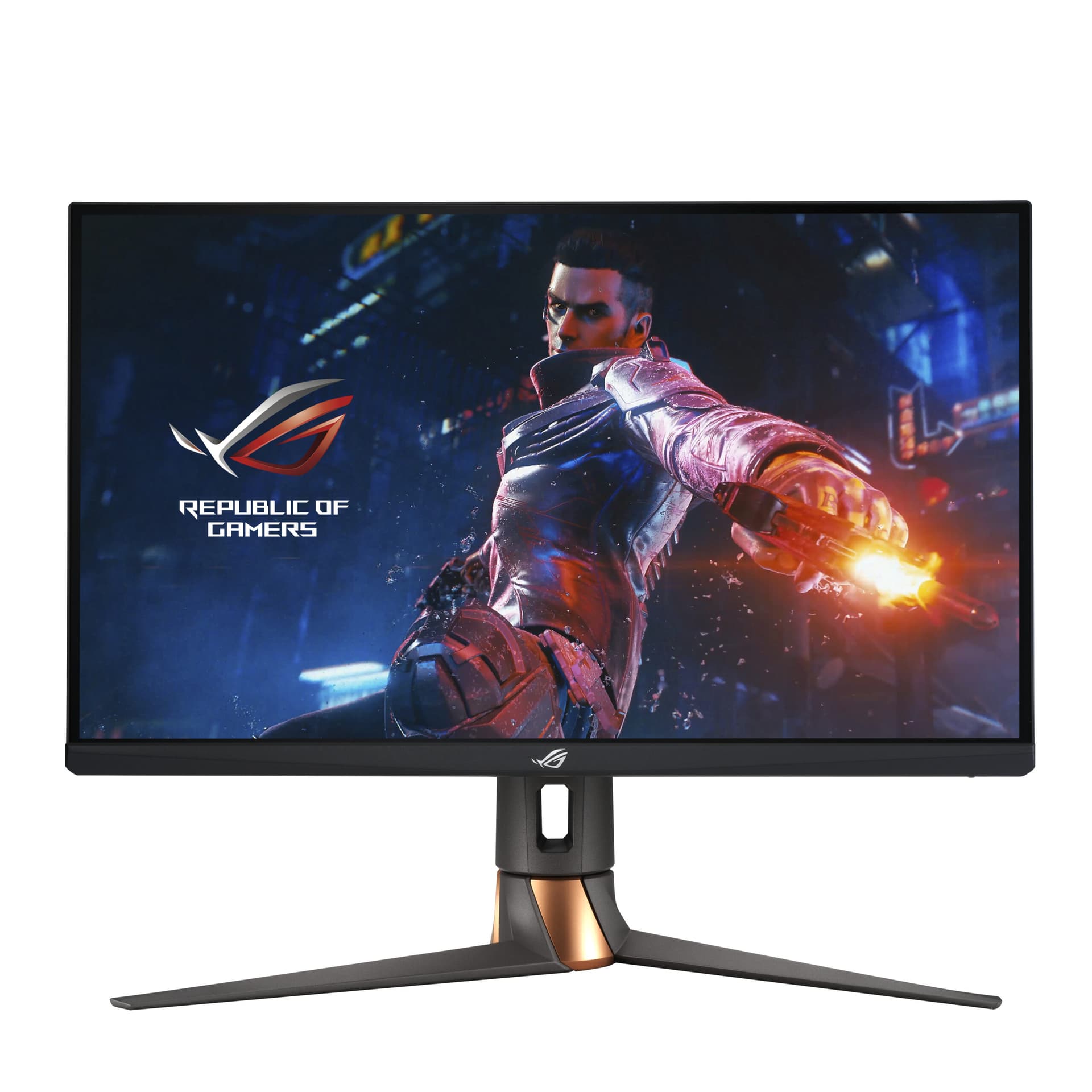 Monitor Gaming Fast IPS LED ASUS ROG Swift 27" PG27UQR, UHD (3840 x 2160), HDMI, DisplayPort, Pivot, 160 Hz, 1 ms (Negru) "PG27UQR"