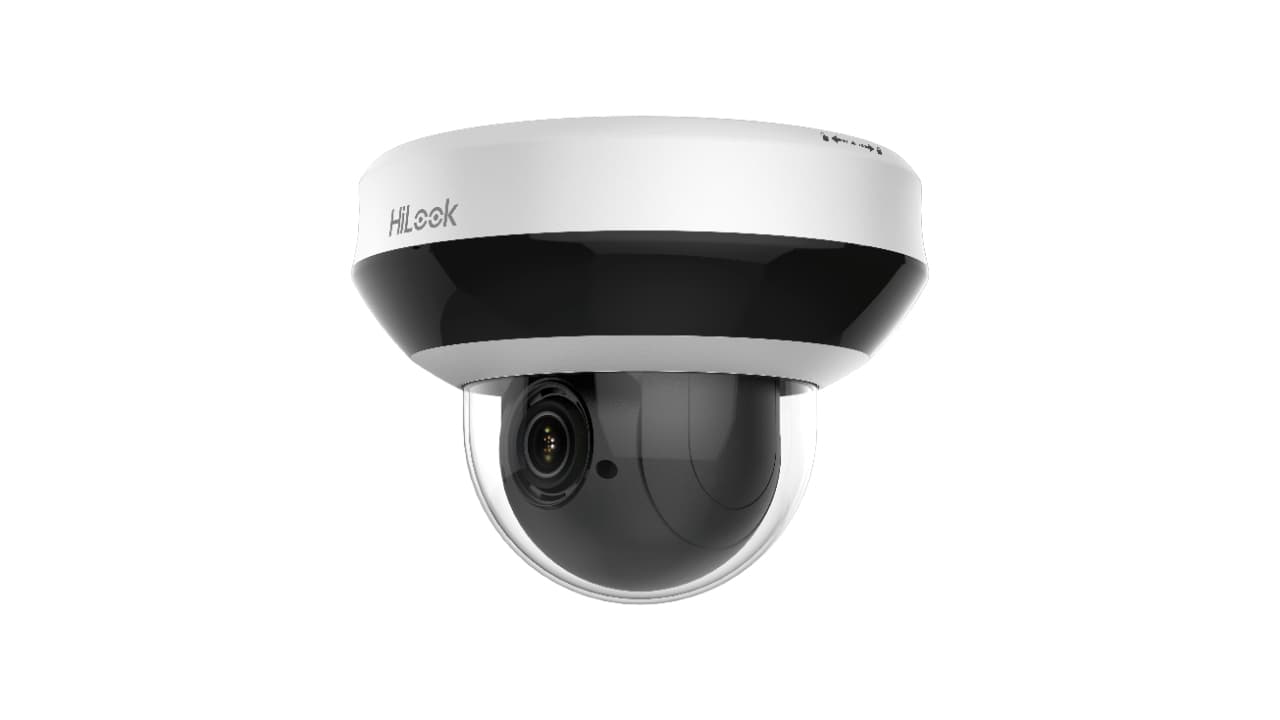 Camera de supraveghere rotativa IP PTZ Speed Dome Hikvision HiLook Darkfighter PTZ-N2404I-DE3, 4 MP, IR 20 m, 4X, PoE, slot card "PTZ-N2404I-DE3(F)"