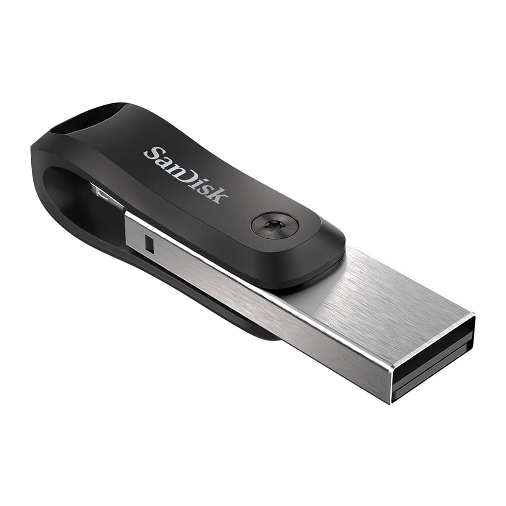 Memorie USB USB flash drive SanDisk iXpand GO SDIX60N-128G-GN6NE (128GB; Lightning, USB 3.0; silver color) "SDIX60N-128G-GN6NE" — miniatură