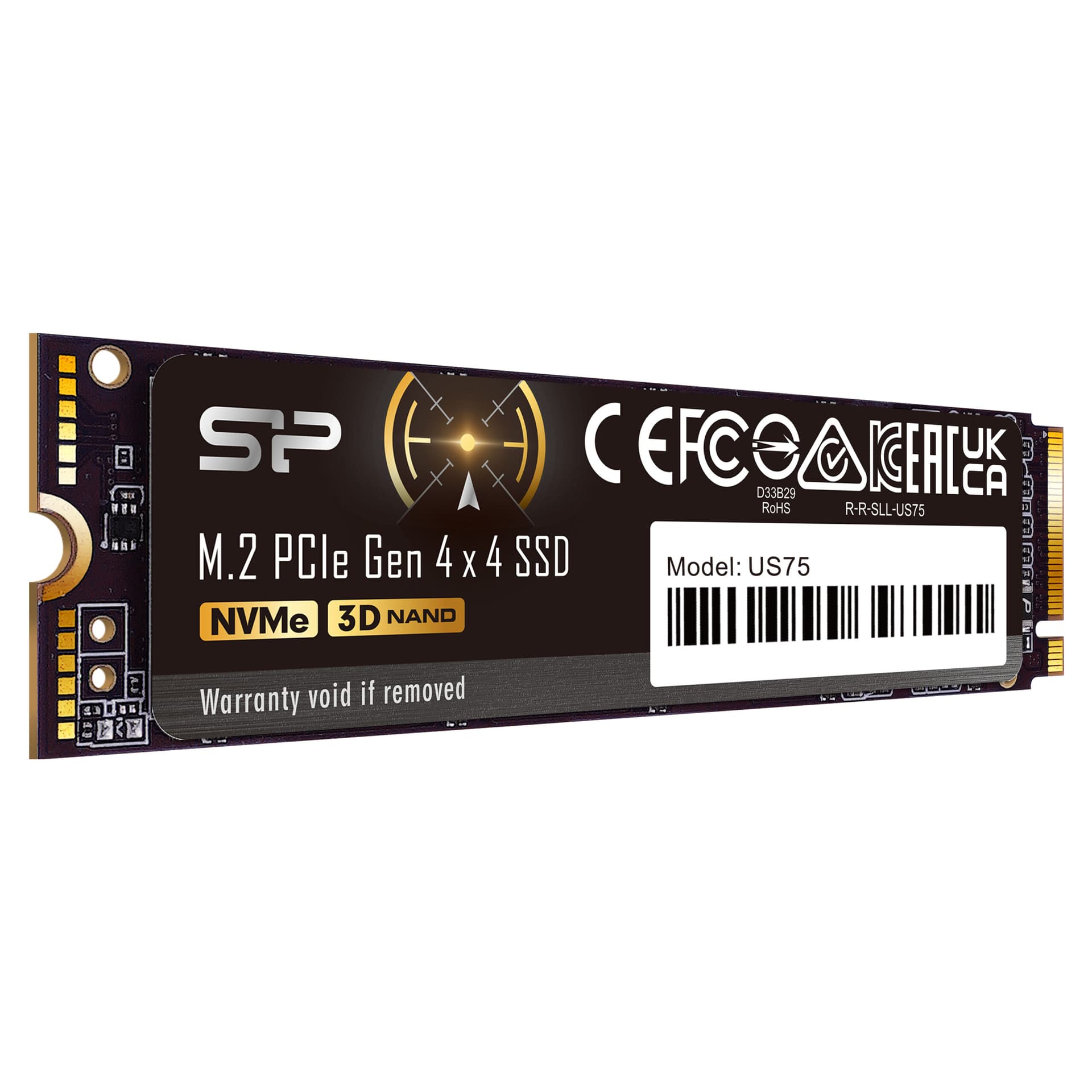 US75 1TB PCI Express 4.0 x4 M.2 2280 "SP01KGBP44US7505" — miniatură