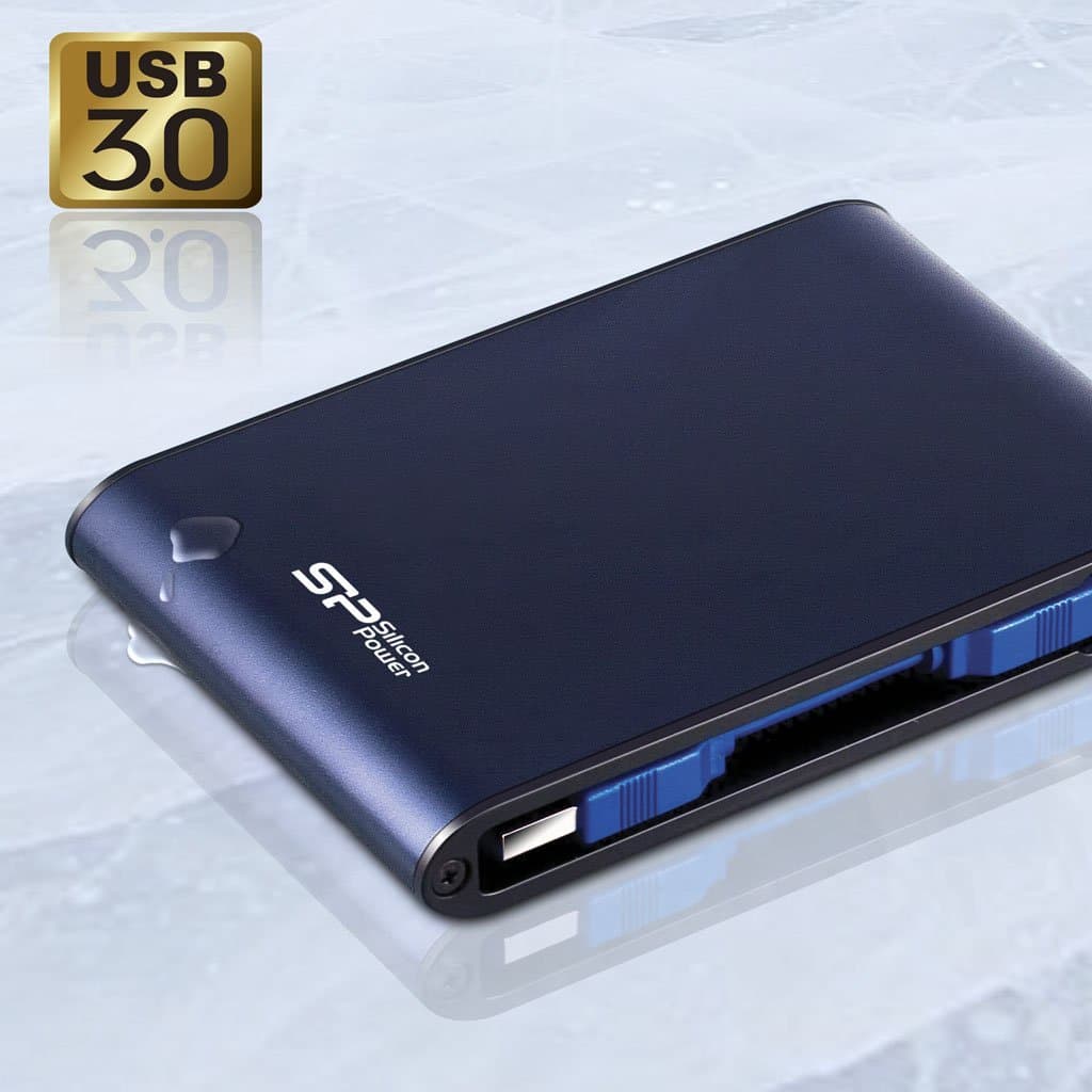 HDD Extern Silicon Power Armor A80, 2TB, USB 3.0 (Albastru) "SP020TBPHDA80S3B" — miniatură