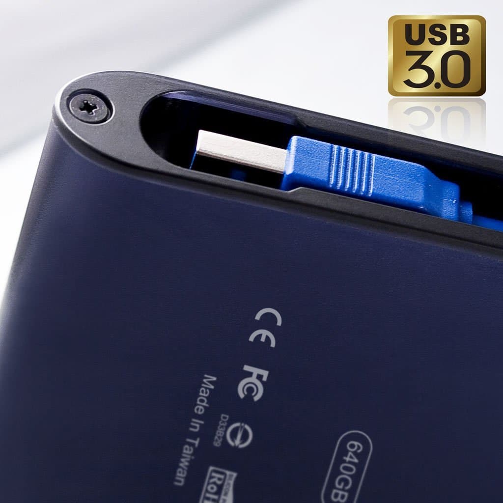 HDD Extern Silicon Power Armor A80, 2TB, USB 3.0 (Albastru) "SP020TBPHDA80S3B" — miniatură