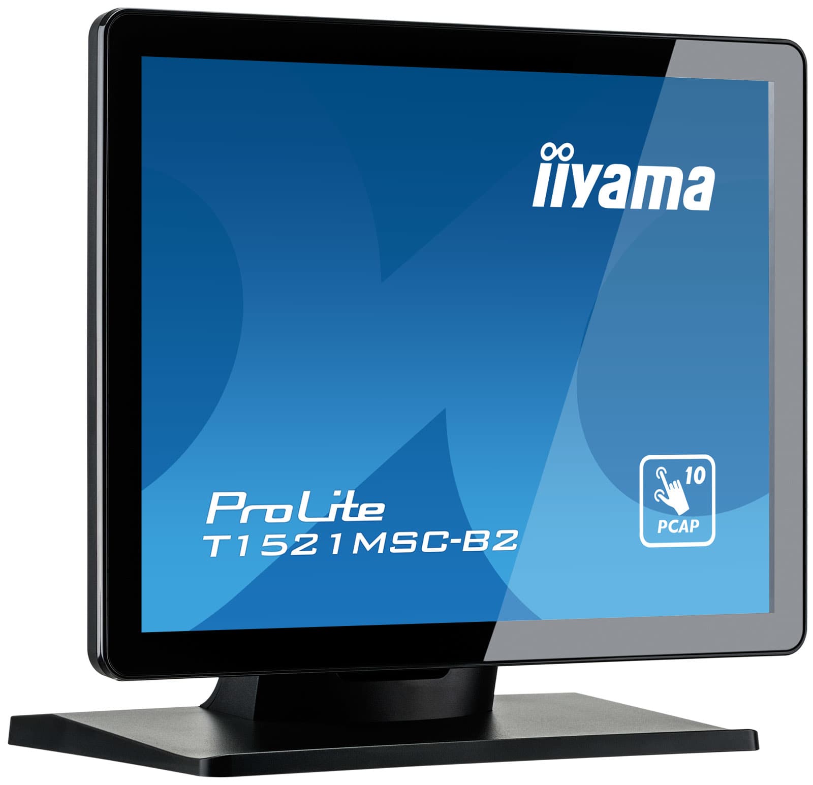 Monitor TN LED Iiyama 15" T1521MSC-B2, 1024 x 768, VGA, HDMI, Touchscreen (Negru) "T1521MSC-B2" — miniatură