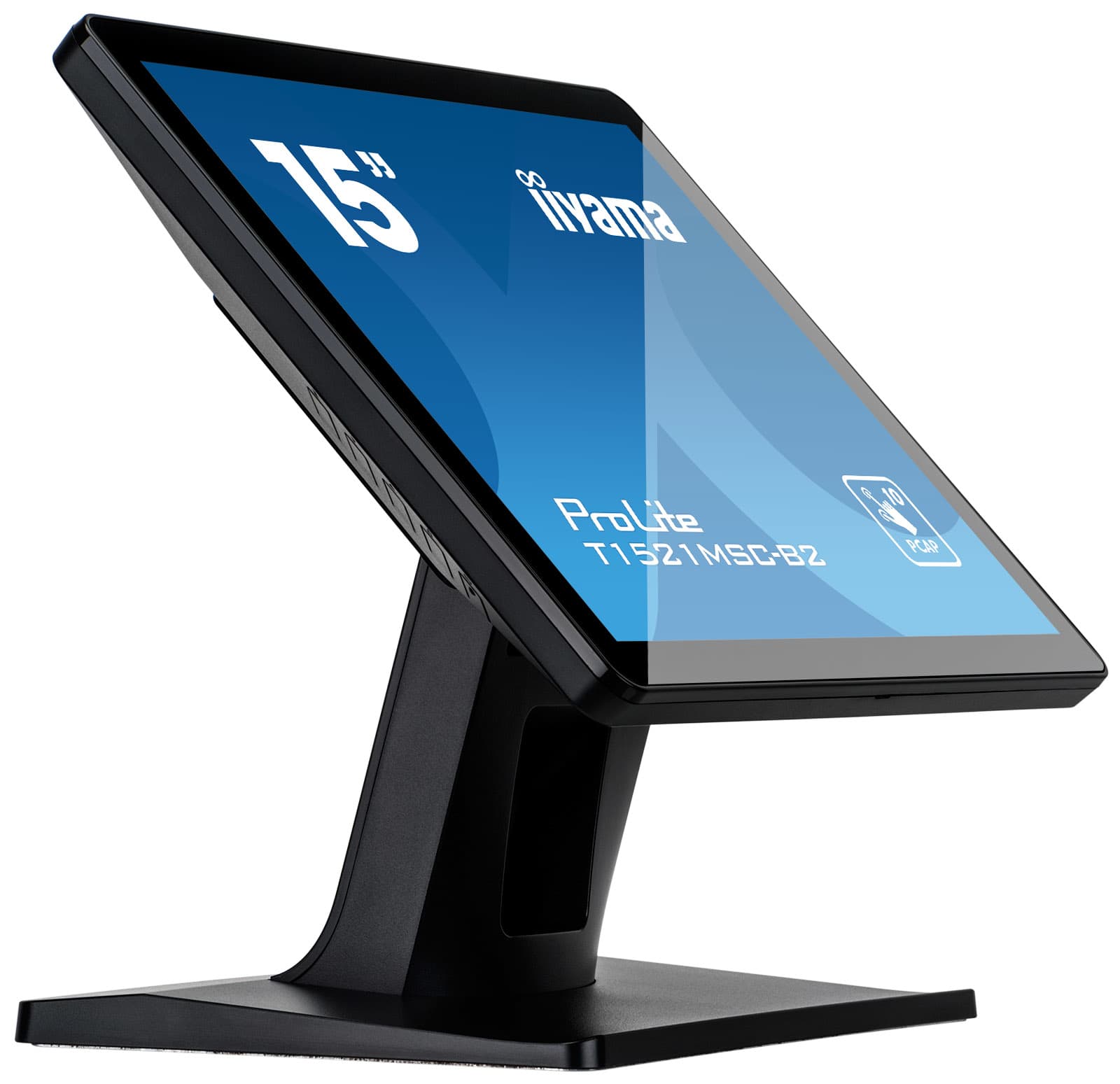 Monitor TN LED Iiyama 15" T1521MSC-B2, 1024 x 768, VGA, HDMI, Touchscreen (Negru) "T1521MSC-B2"