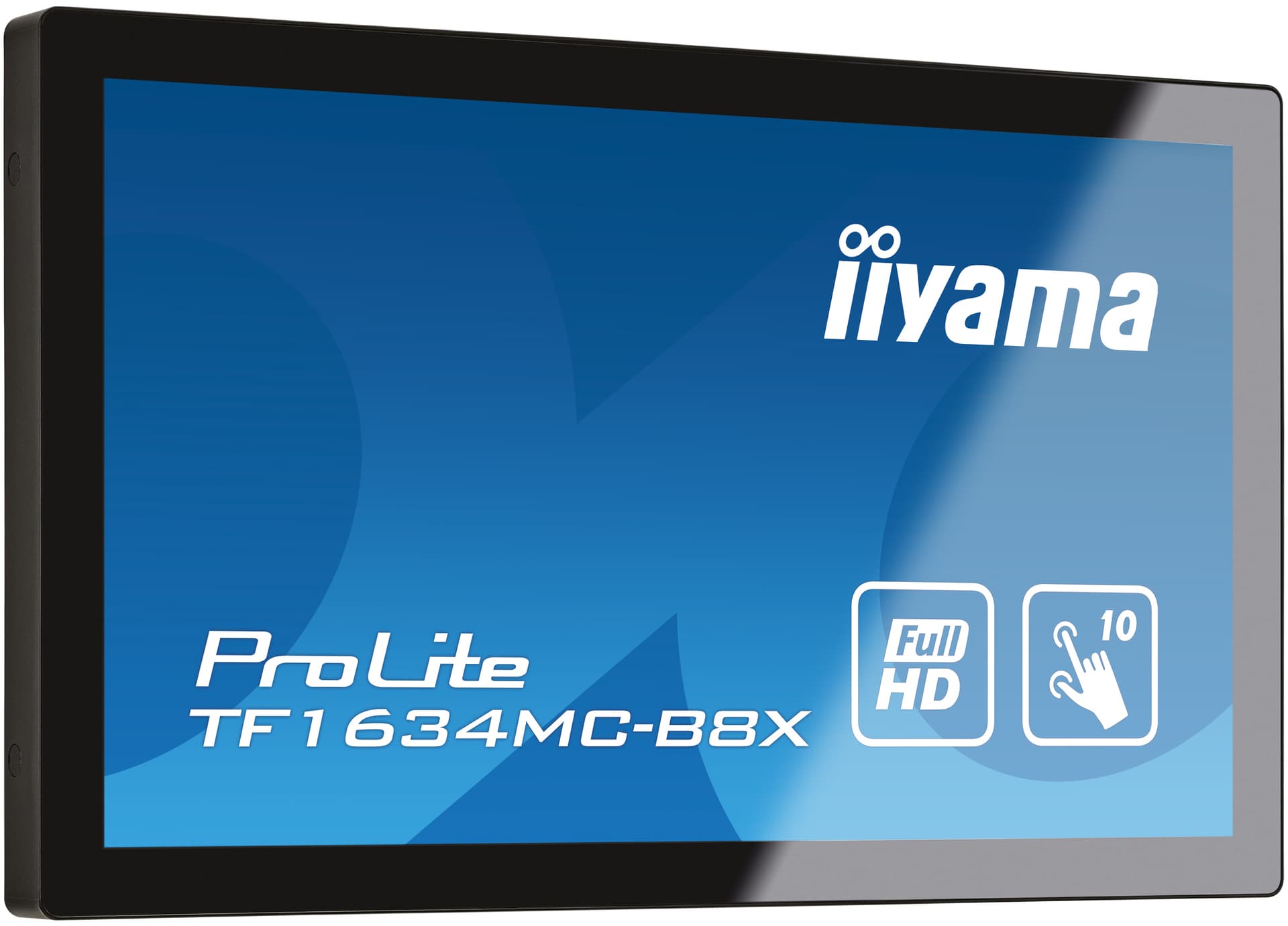 IIYAMA Monitor LED TF1634MC-B8X 15.6" Full HD 10 point PCAP Open Frame 450 cd/m² 700:1 with touch Anti-fingerprint coating, touch through-glass "TF1634MC-B8X" — miniatură