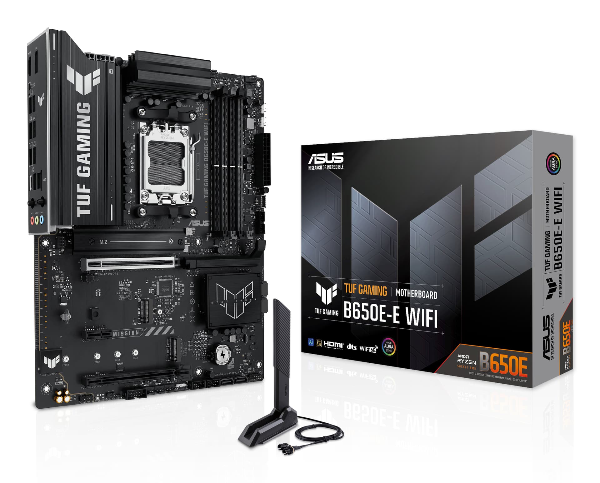 Placa de baza ASUS TUF GAMING B650E-E WIFI, AM5, AMD B650, ATX "TUF GAMING B650E-E WIFI"