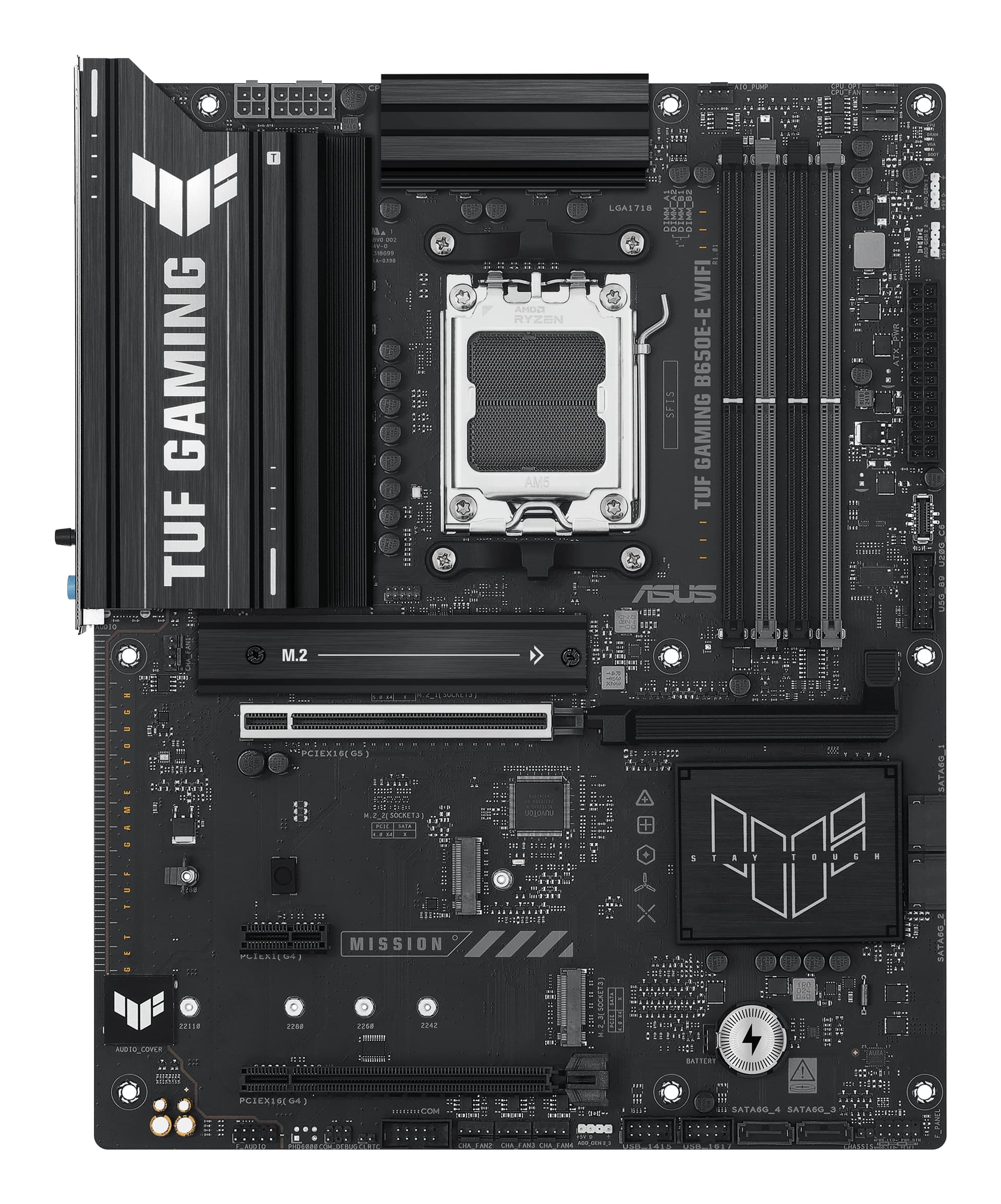 Placa de baza ASUS TUF GAMING B650E-E WIFI, AM5, AMD B650, ATX "TUF GAMING B650E-E WIFI" — miniatură