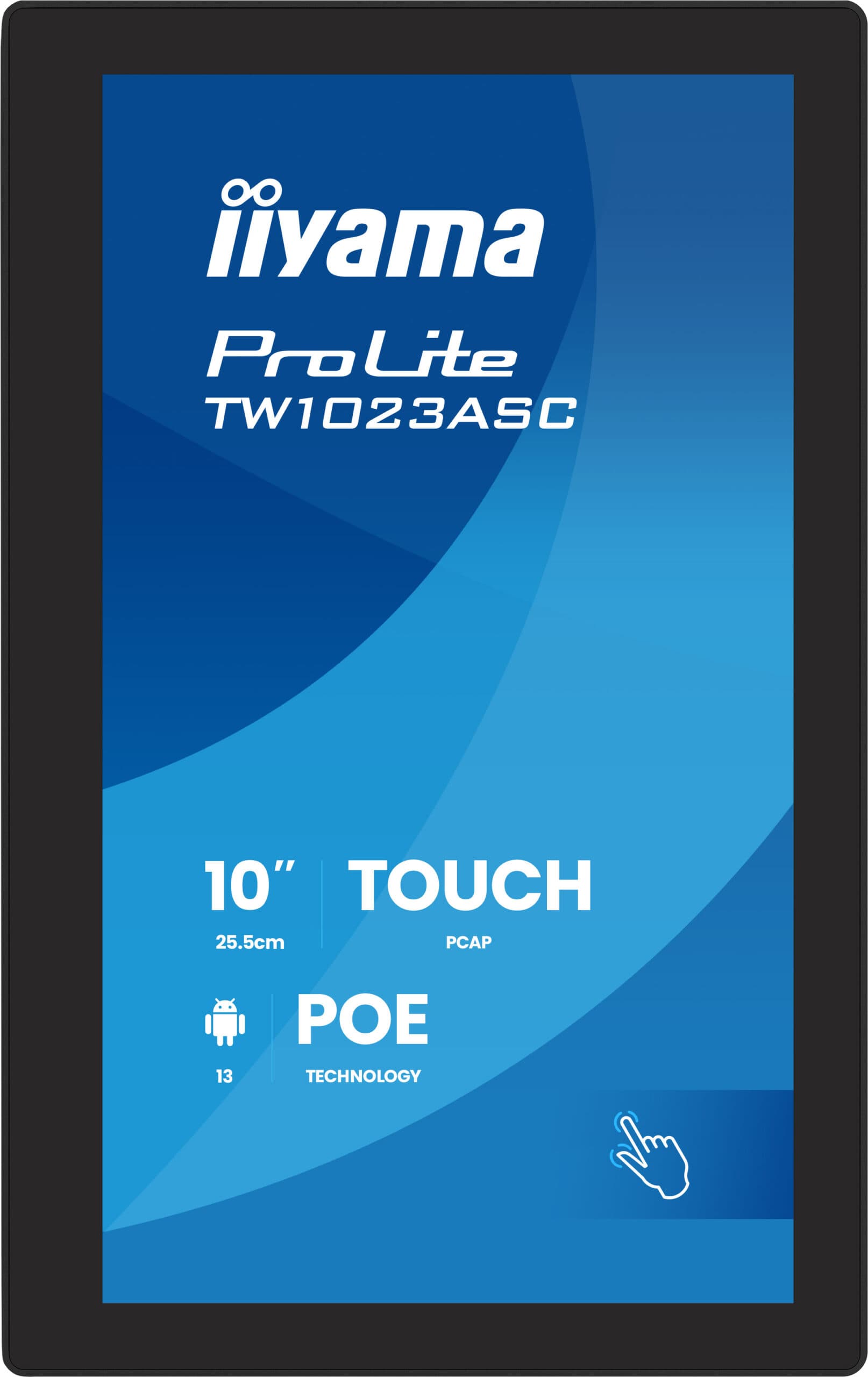 TW1023ASC-B3P 10,1" Panel-PC with Android 13+GMS, SOC uad-core RK3568 4GB, Storage 32GB, PCAP 10-Points Touch, 280x800, IPS panel, Speakers, POE, WIFI, BT5.2, SD Slot, HDMI-out "TW1023ASC-B3P" — miniatură