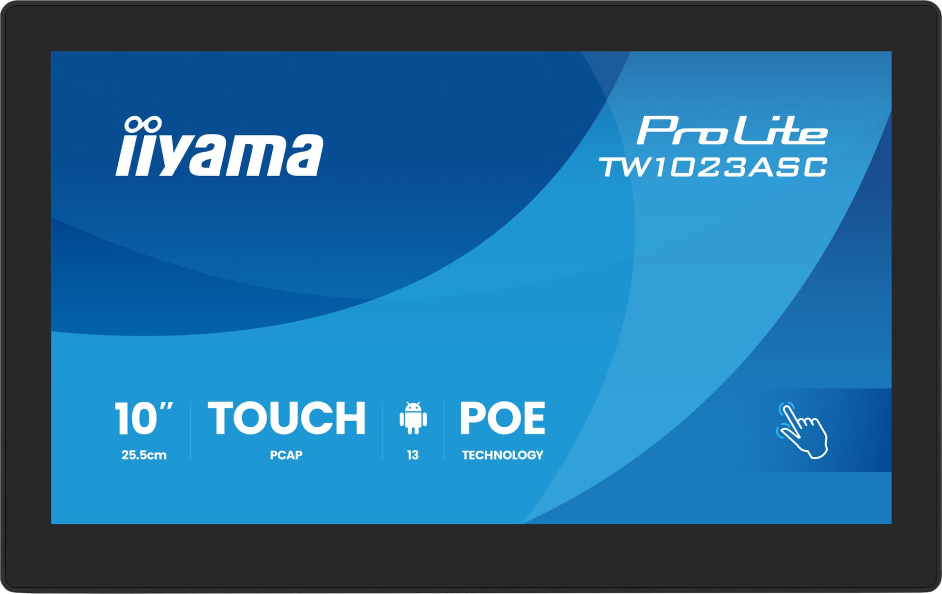 TW1023ASC-B3P 10,1" Panel-PC with Android 13+GMS, SOC uad-core RK3568 4GB, Storage 32GB, PCAP 10-Points Touch, 280x800, IPS panel, Speakers, POE, WIFI, BT5.2, SD Slot, HDMI-out "TW1023ASC-B3P" — miniatură