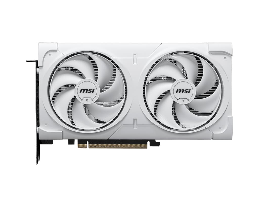 Placa video GeForce RTX 5060 Ti VENTUS 2X OC PLUS WHITE 16GB GDDR7 128-bit DLSS 4.0 "V535-002R" — miniatură