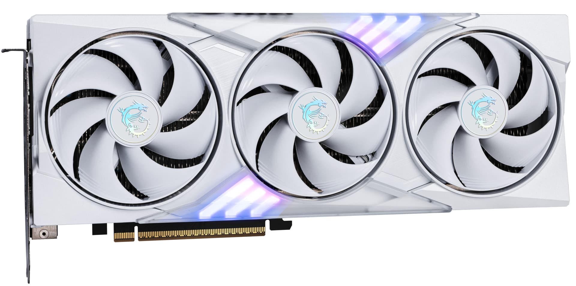 Placa video nVidia GeForce RTX 5060 Ti GAMING TRIO OC WHITE 16GB GDDR7 128 bit "V535-025R" — miniatură