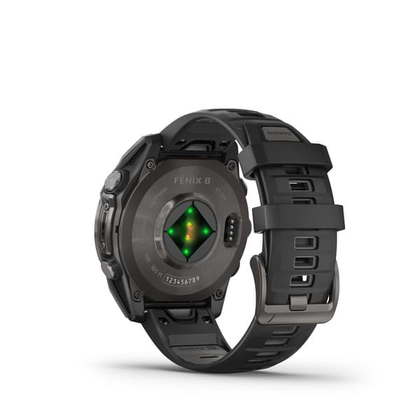 Smartwatch Garmin fenix 8, 47mm, Ecran AMOLED 1.4", Bluetooth®, ANT+®, Wi-Fi®, 32GB Flash, 10 ATM (Negru) "010-02904-21" — miniatură