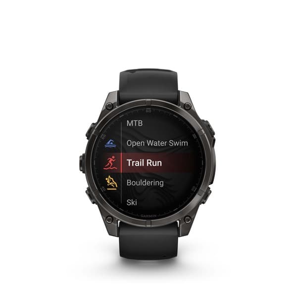 Smartwatch Garmin fenix 8, 47mm, Ecran AMOLED 1.4", Bluetooth®, ANT+®, Wi-Fi®, 32GB Flash, 10 ATM (Negru) "010-02904-21" — miniatură