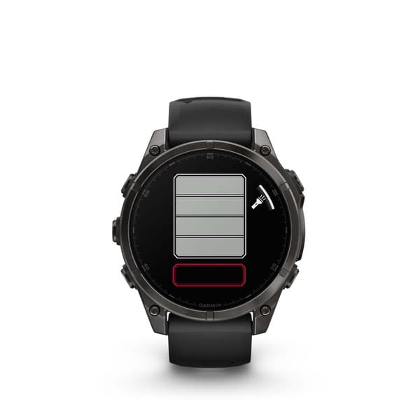 Smartwatch Garmin fenix 8, 47mm, Ecran AMOLED 1.4", Bluetooth®, ANT+®, Wi-Fi®, 32GB Flash, 10 ATM (Negru) "010-02904-21" — miniatură