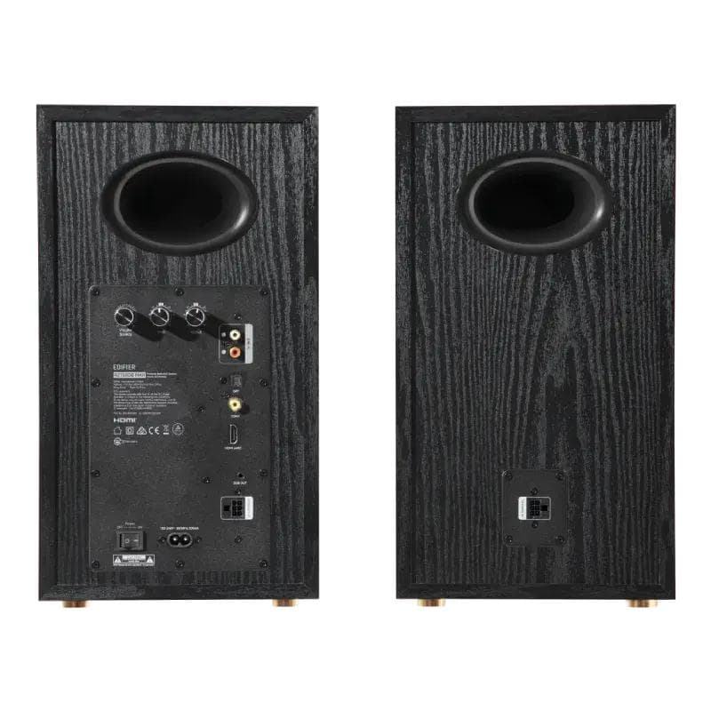 BOXE EDIFIER 2.0, RMS: 144W (2 x 12W, 2 x 20W, 2 x 40W), bluetooth 6.0, telecomanda wireless, volum, bass, treble, HDMI eARC, Optical, Coax, LineIn, sub-out, black,"R2750DBMKII-BK" — miniatură