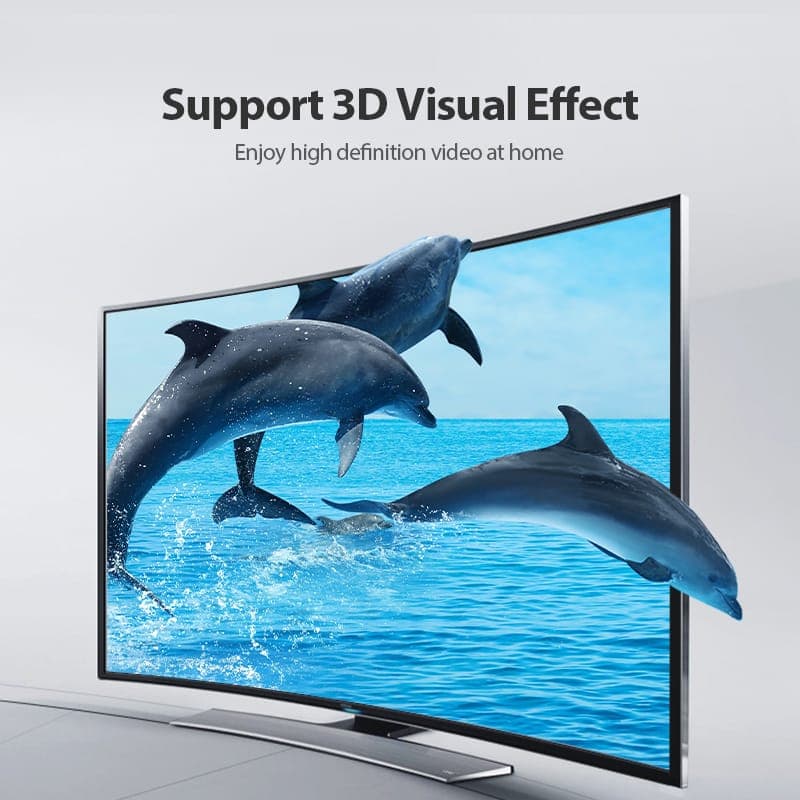 Cablu video Vention, HDMI(T) la HDMI (T), 1m, rezolutie 4K la 60Hz, negru, "AAIBF" - 6922794741560 — miniatură