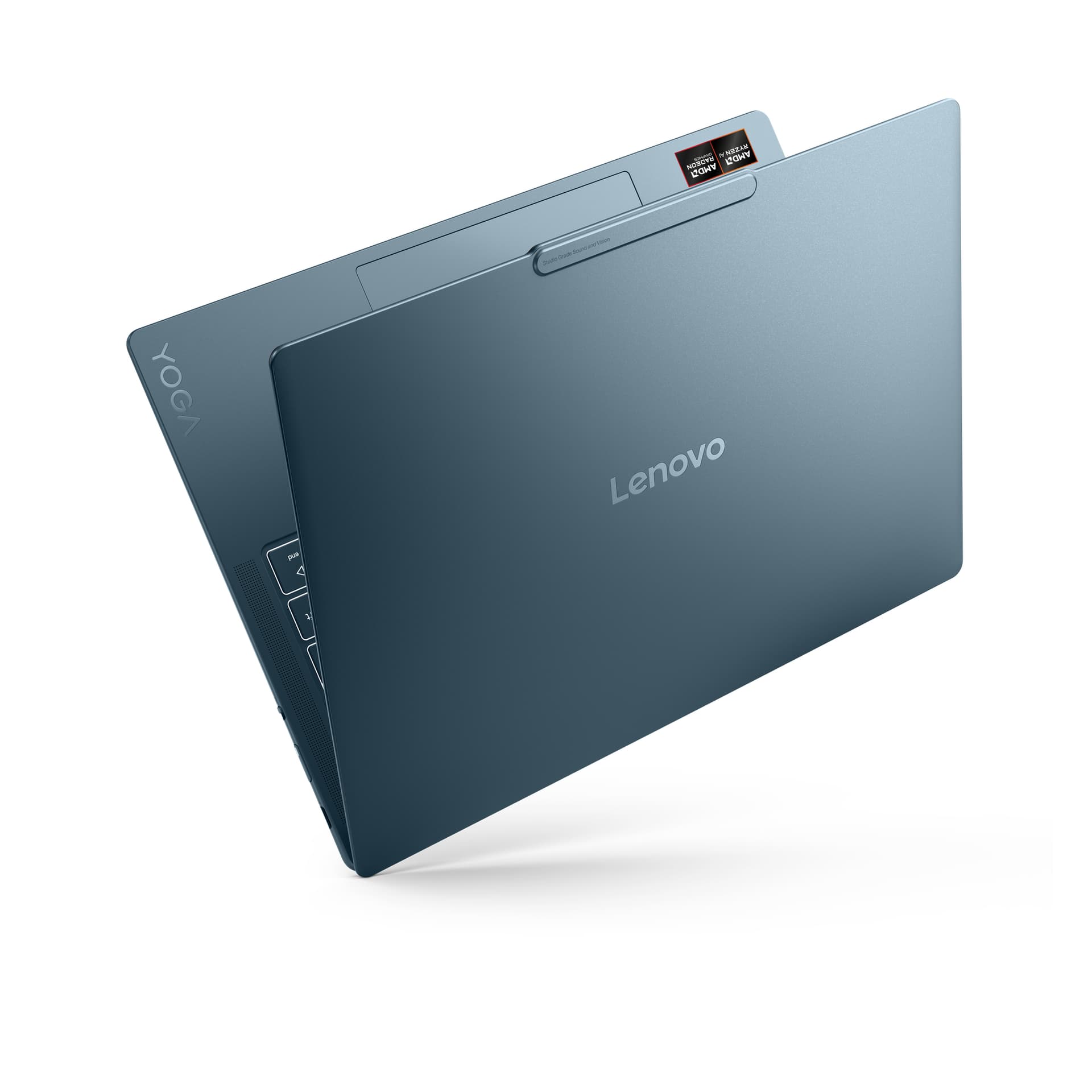 14 Yoga Slim 7 14AGP11, 2.8K OLED 120Hz, Procesor AMD RyzenTM AI 7 445, 32GB LPDDR5X, 1TB SSD, AMD Radeon 840M, Win 11 Home, Tidal Teal, 3Yr Onsite Premium Care "83QS002PRM" — miniatură