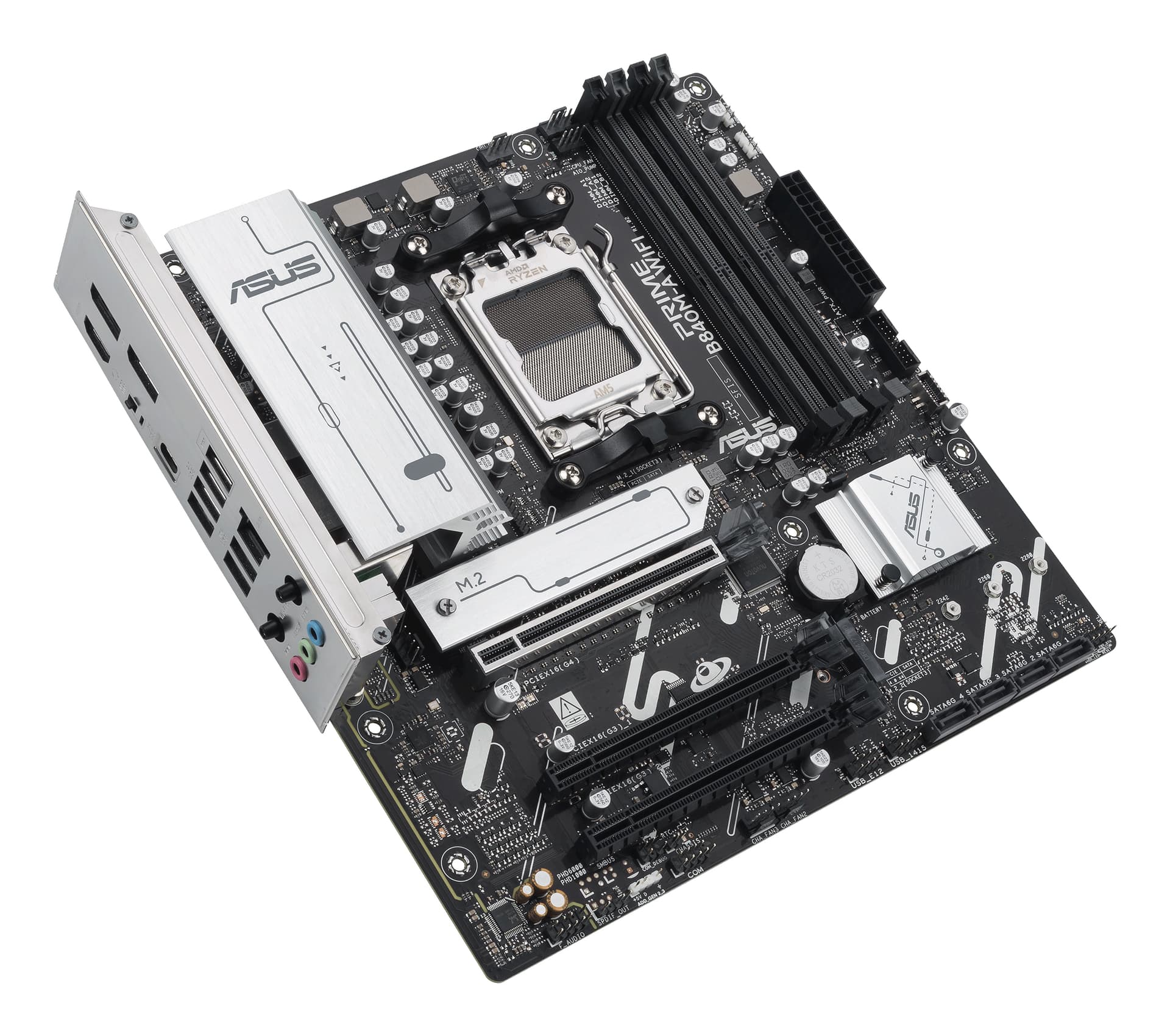 Placa de baza PRIME B840M-A WIFI, AMD B840, Socket AM5, mATX "90MB1J20-M0EAY0" — miniatură