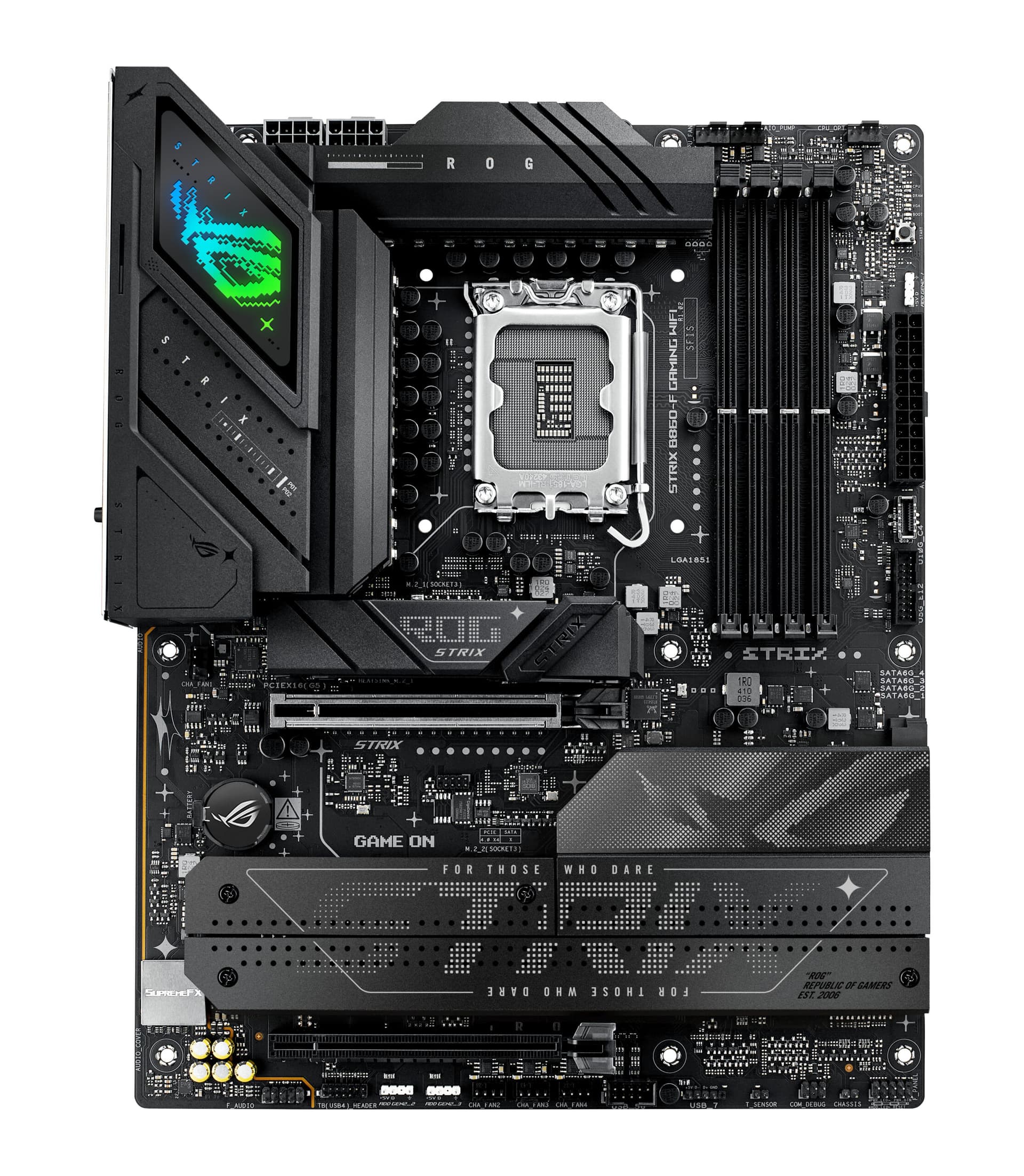 Placa de baza ROG STRIX B860-F GAMING WIFI, Intel B860, Socket 1851, ATX "90MB1JG0-M0EAY0" — miniatură