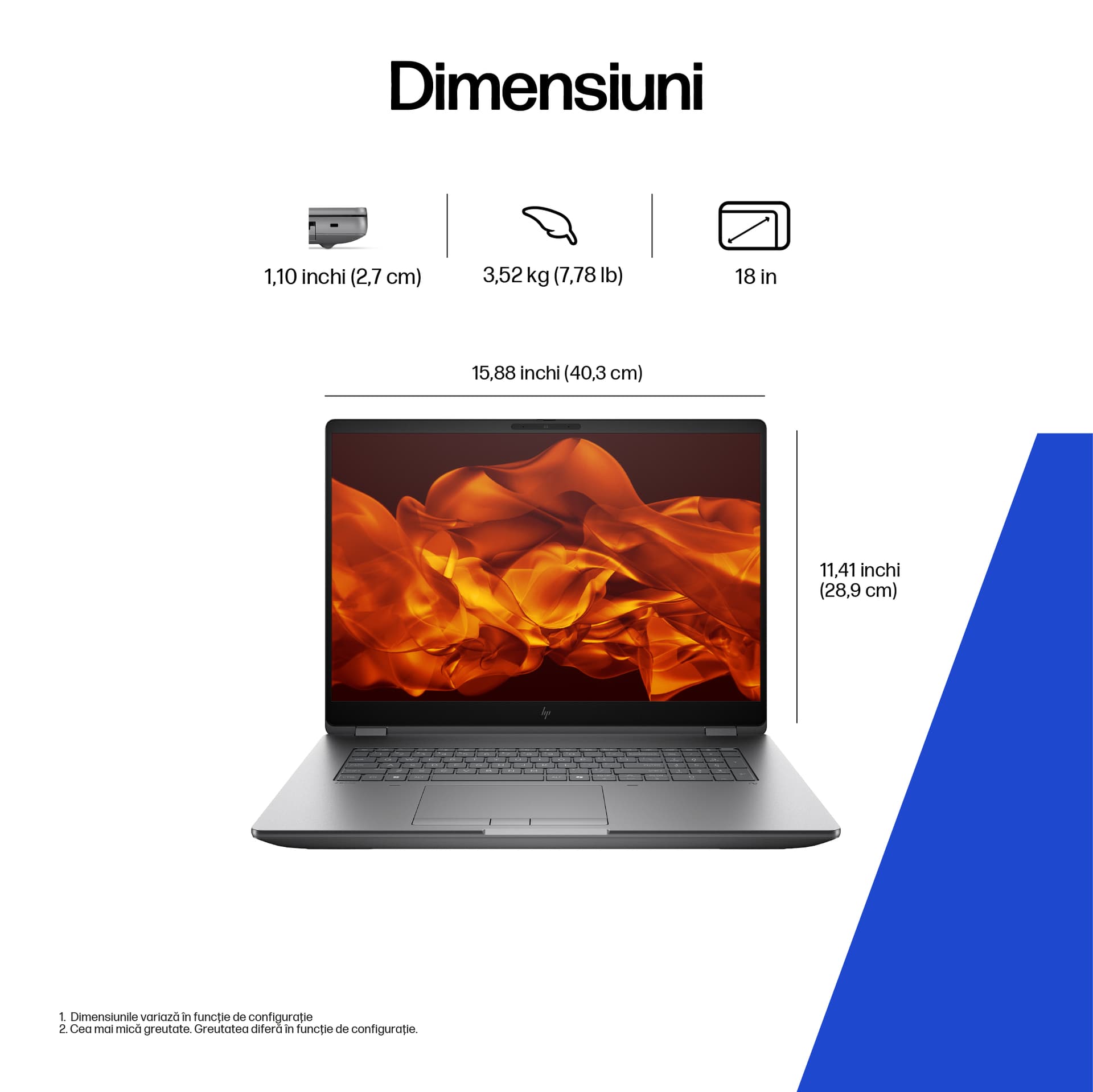 NB ZBOOK FURY G1I CU9-285HX/18" 64GB/1TB W11P 98M03ET HP "98M03ET" — miniatură