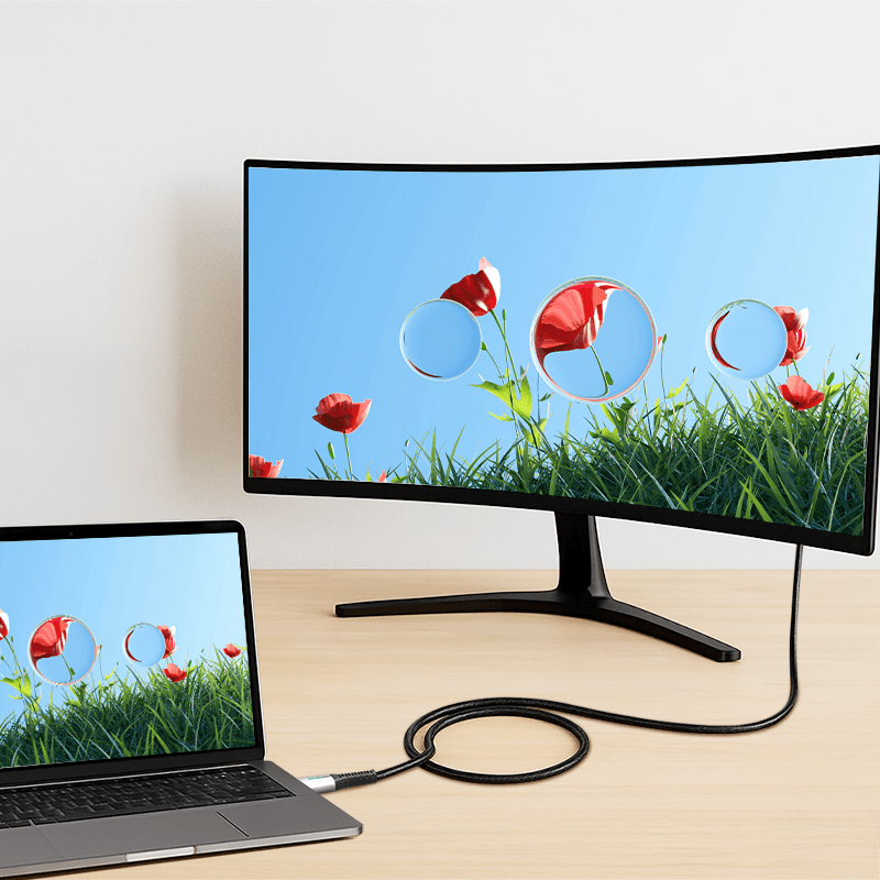 CABLU alimentare si date LOGILINK, pt. smartphone, USB 3.2, USB Gen Type-C (T) la USB Type-C (T), 2m, PD 100W, 3 x ecranat, 4K/60Hz, 20Gbps, LED, metal, negru, "CU0434" — miniatură
