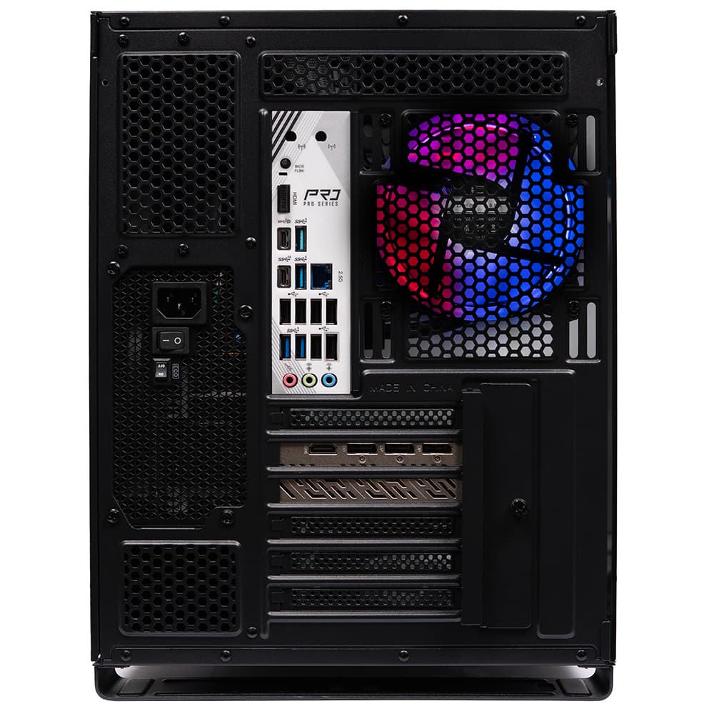 Sistem Destop PC Spacer Gladiator, AMD Ryzen 5 9600X, 32 GB DDR5, 1TB SSD, AsRock Radeon RX 9070 XT Challenger, No Os, Negru, "SPACER-Gladiator-19" — miniatură