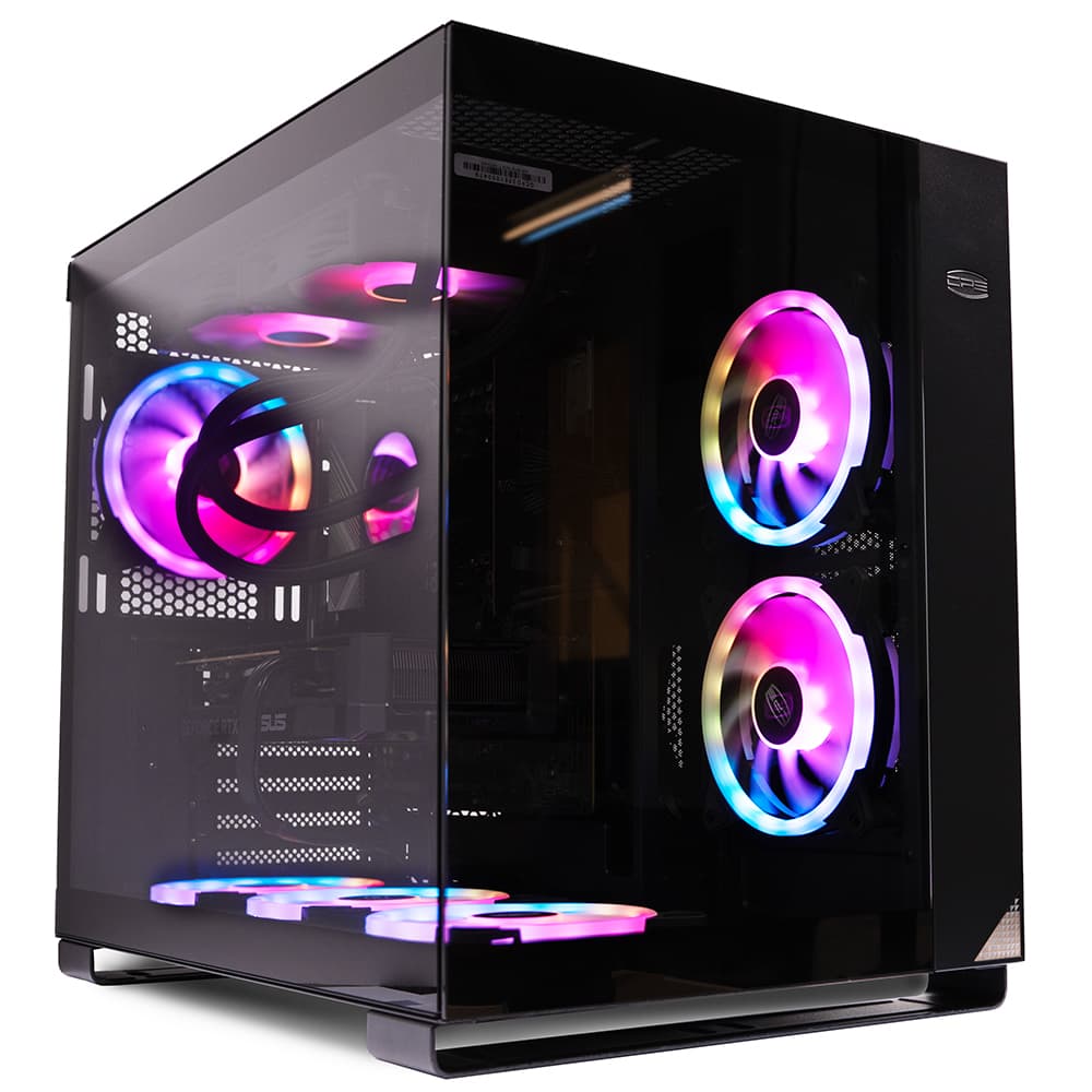 Sistem Destop PC Spacer WarMachine, AMD Ryzen 5 7600X, 32GB DDR5, 1TB SSD, ASUS Dual GeForce RTX 5060 8GB GDDR7, No Os, Negru, "SPACER-WarMachine-18"