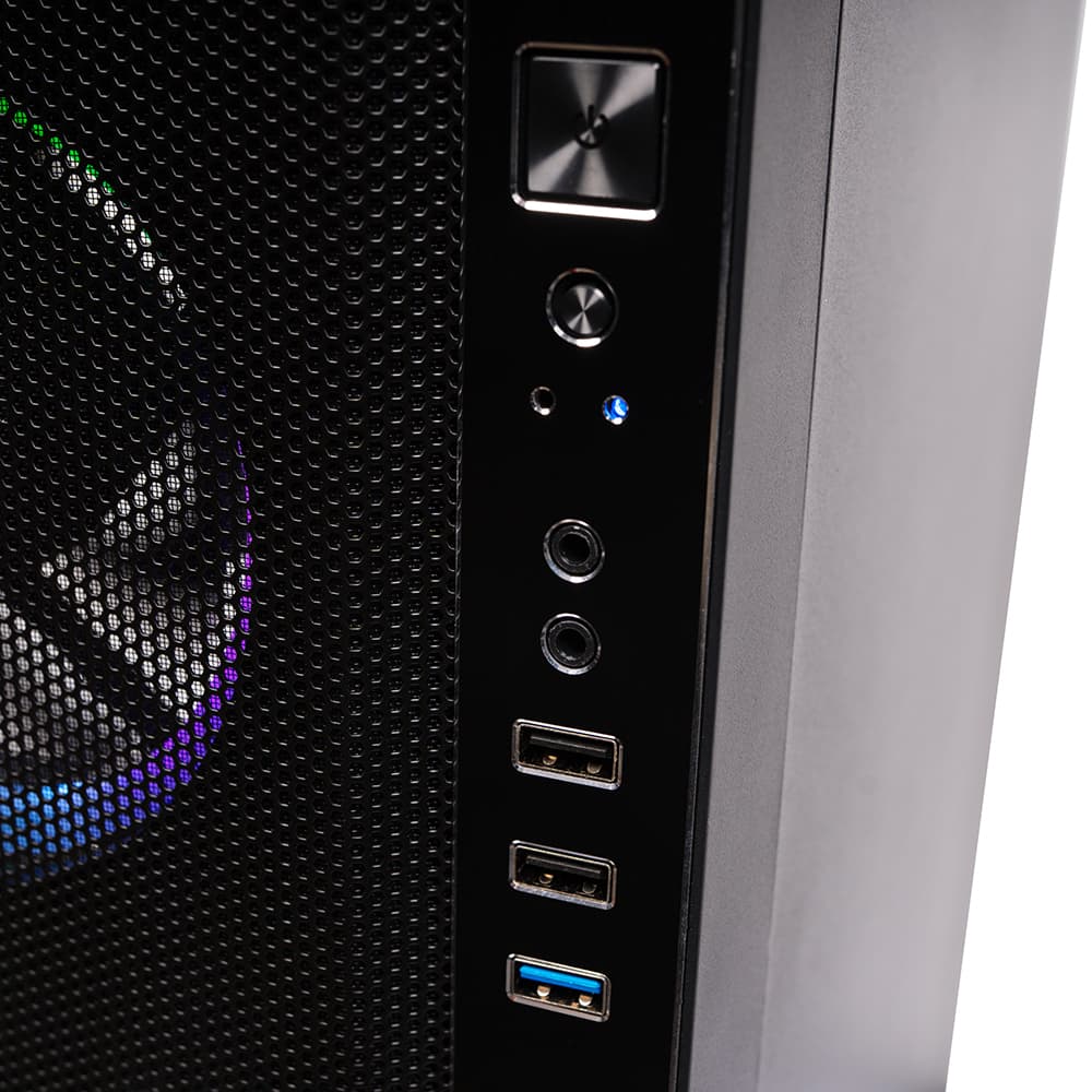 Sistem Destop PC Spacer Assault, AMD Ryzen 5 5500, 16 GB DDR4, 512 GB SSD, INTEL ARC B580 CHALLENGER 12GB OC, No Os, Negru, "SPACER-Assault-22" — miniatură