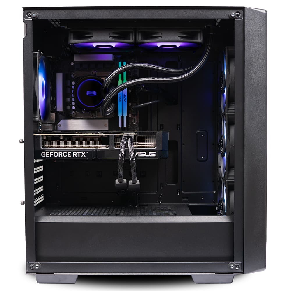 Sistem Desktop PC Spacer Inferno, Ultra 7 265KF, 32GB DDR5, 1TB SSD, ASUS GeForce RTX 5070 Dual OC 12GB, No OS, negru, "SPACER-Inferno-16" — miniatură