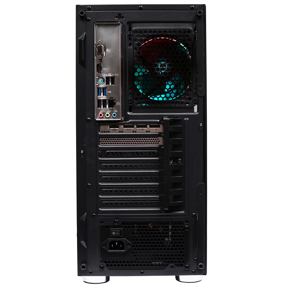 Sistem Destop PC Spacer IronFist, Intel i5-12400F, 16 GB DDR4, 512 GB SSD, INTEL ARC B580 CHALLENGER 12GB OC, No Os, Negru, "SPACER-IronFist-21" — miniatură
