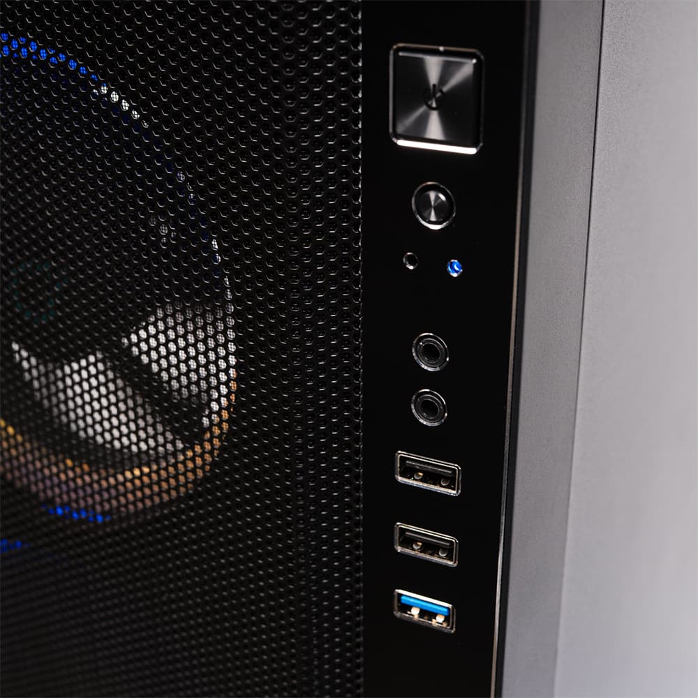 Sistem Destop PC Spacer IronFist, Intel i5-12400F, 16 GB DDR4, 512 GB SSD, INTEL ARC B580 CHALLENGER 12GB OC, No Os, Negru, "SPACER-IronFist-21" — miniatură