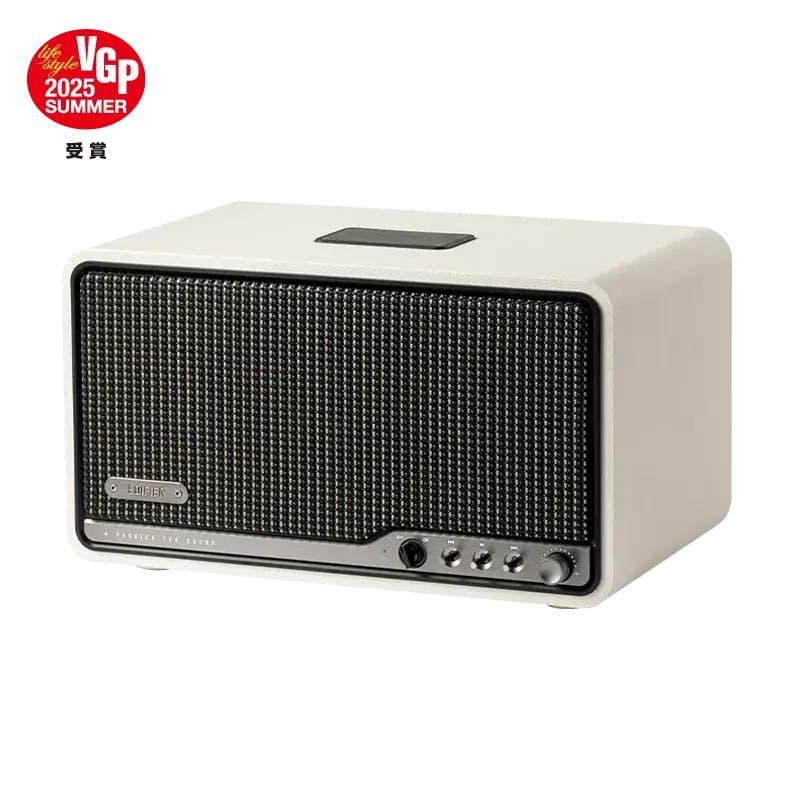 BOXE EDIFIER desktop bluetooth, RMS: 80W (2 x 15W, 1 x 50W), Bluetooth 5.4, AUX, Wi-Fi, USB-C, ivory, "S300-IV" — miniatură