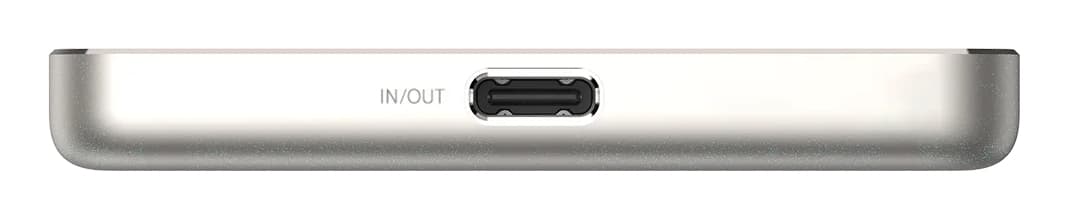 Acumulator extern Xiaomi Super Slim Magnetic BHR08PLGL, 5000 mAh, Wireless 15 W, 22.5 W USB Type-C (Auriu) "BHR08PLGL" — miniatură