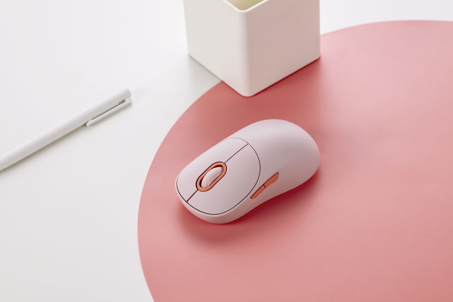 Mouse Xiaomi Wireless Mouse 3 Pink EU BHR8911GL "BHR8911GL" — miniatură