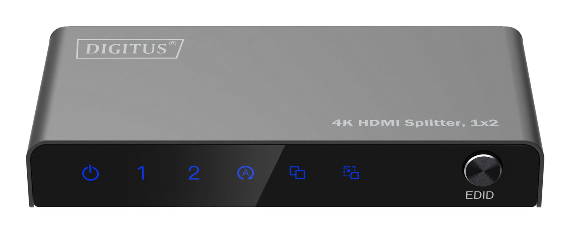 Digitus 4K HDMI Splitter, 1x2 (black, with downscaler) "DS-55336" — miniatură