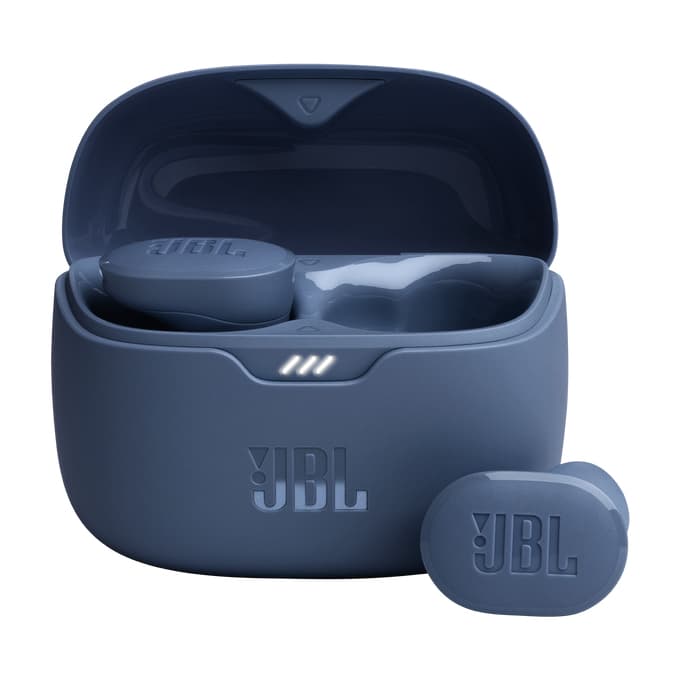 Tune Buds, True wireless, Active Noise Cancelling, Bluetooth, 4 Microfoane, Autonomie 48H, IP54, Albastru "JBLTBUDSBLU"
