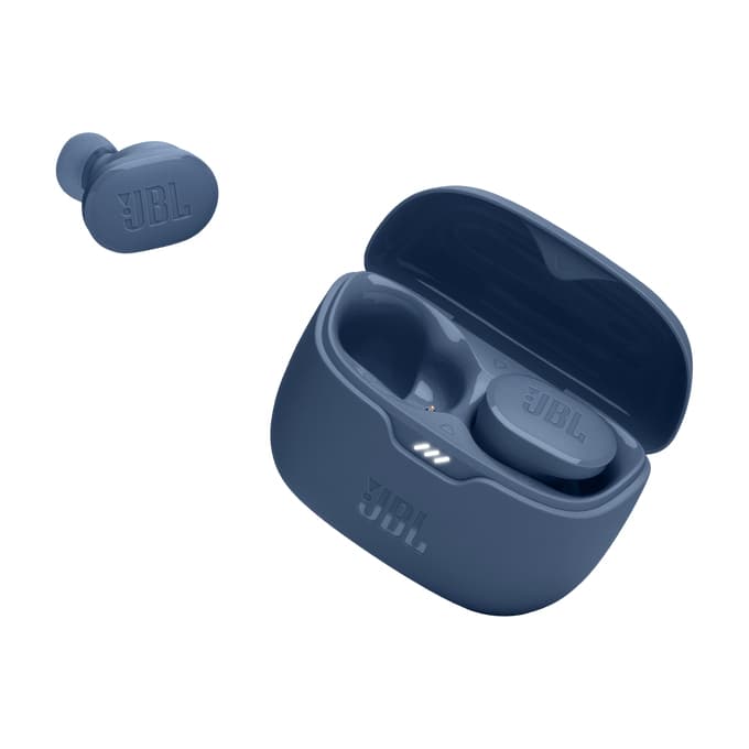 Tune Buds, True wireless, Active Noise Cancelling, Bluetooth, 4 Microfoane, Autonomie 48H, IP54, Albastru "JBLTBUDSBLU" — miniatură
