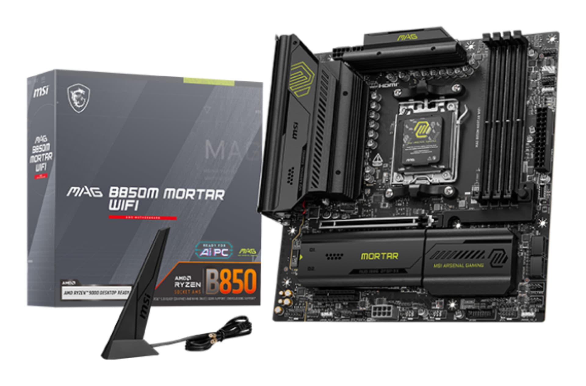 Placa de baza MSI MAG B850M MORTAR WIFI "MAG B850M MORTAR WIFI"