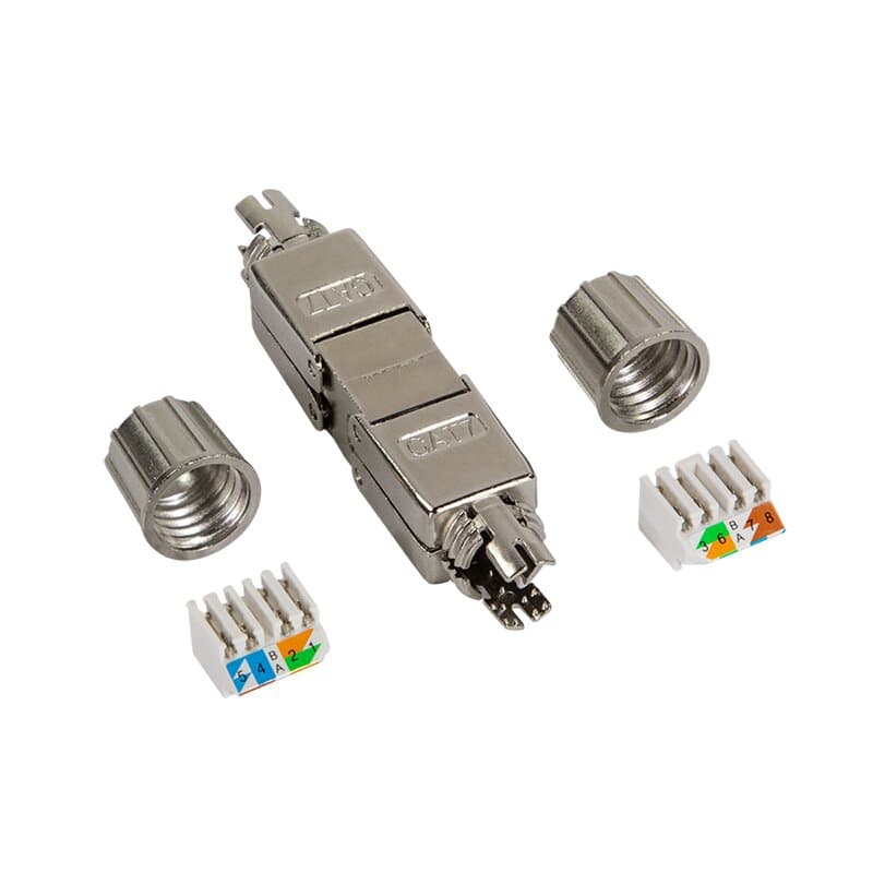 CUPLA RJ-45 LOGILINK pt. cablu UTP, FTP, Cat6a | Cat7 | Cat7a, RJ-45 (T), metal, AWG22-24, cablu 6-8.5mm, tool-free,1 buc, "MP0057" — miniatură