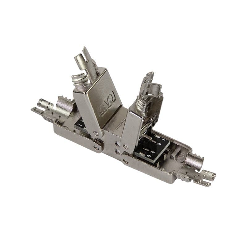 CUPLA RJ-45 LOGILINK pt. cablu UTP, FTP, Cat6a | Cat7 | Cat7a, RJ-45 (T), metal, AWG22-24, cablu 6-8.5mm, tool-free,1 buc, "MP0057" — miniatură