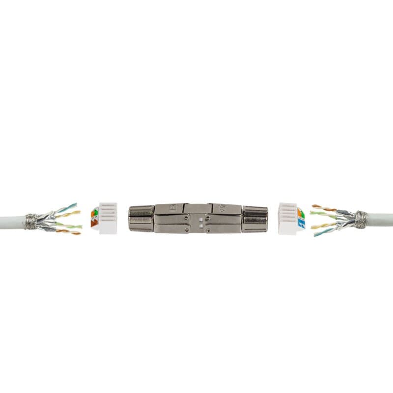 CUPLA RJ-45 LOGILINK pt. cablu UTP, FTP, Cat6a | Cat7 | Cat7a, RJ-45 (T), metal, AWG22-24, cablu 6-8.5mm, tool-free,1 buc, "MP0057" — miniatură