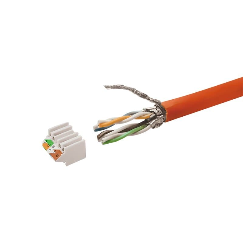 CUPLA RJ-45 LOGILINK pt. cablu UTP, FTP, Cat6a | Cat7 | Cat7a, RJ-45 (T), metal, AWG22-24, cablu 6-8.5mm, tool-free,1 buc, "MP0057" — miniatură
