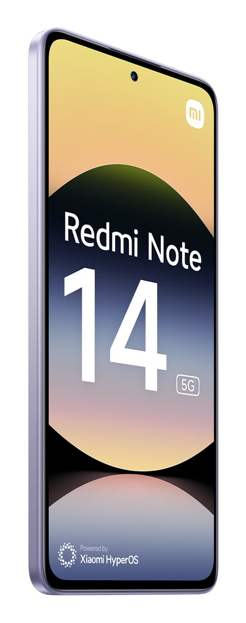 Smartphone Redmi Note 14 256GB 8GB RAM 5G Dual SIM Lavender Purple "MZB0IO1EU" — miniatură