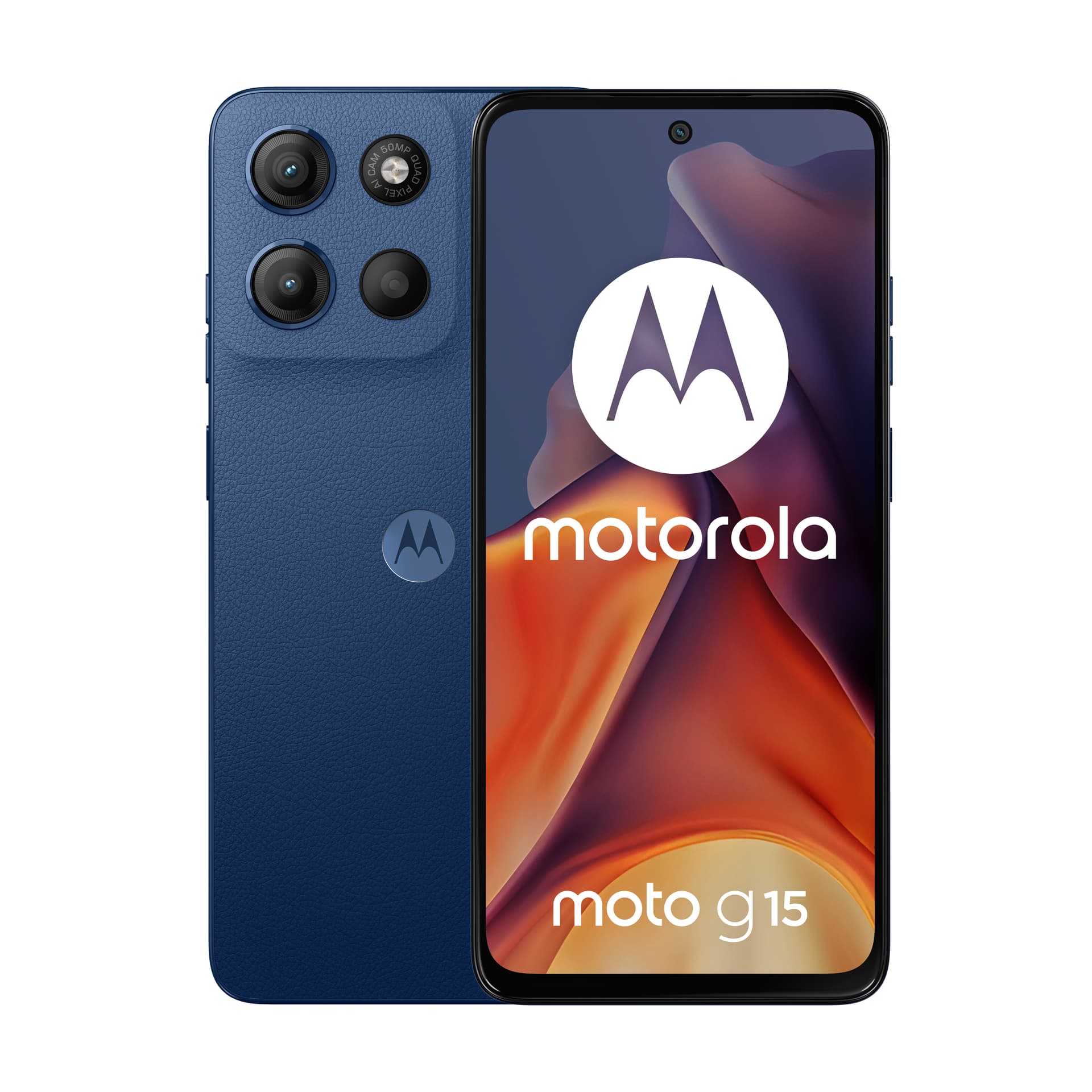 Smartphone Moto G15 128GB 8GB RAM Dual SIM Navy "PB6E0062PL" — miniatură