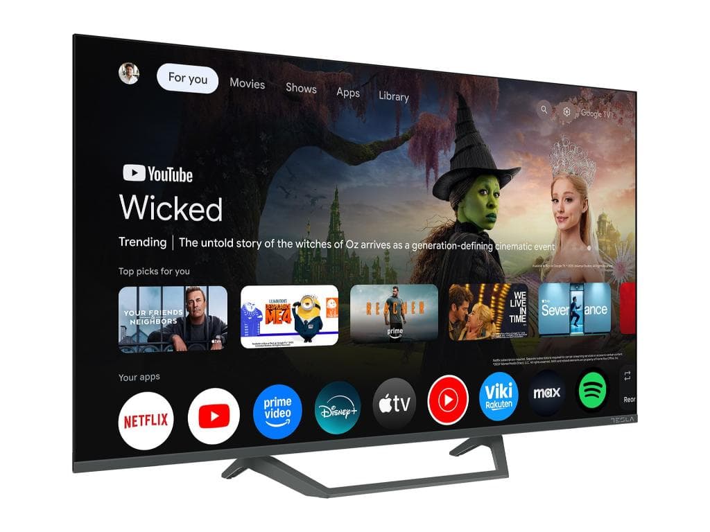 Tesla Google TV QLED Q40E665GFS, 101 cm, FHD, gri350 cd/m, CI+, HDR, VESA 200x100mm "Q40E665GFS" — miniatură